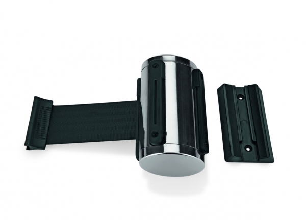 Klassik Highflex Gurtkassette schwarz zur Wandmontage